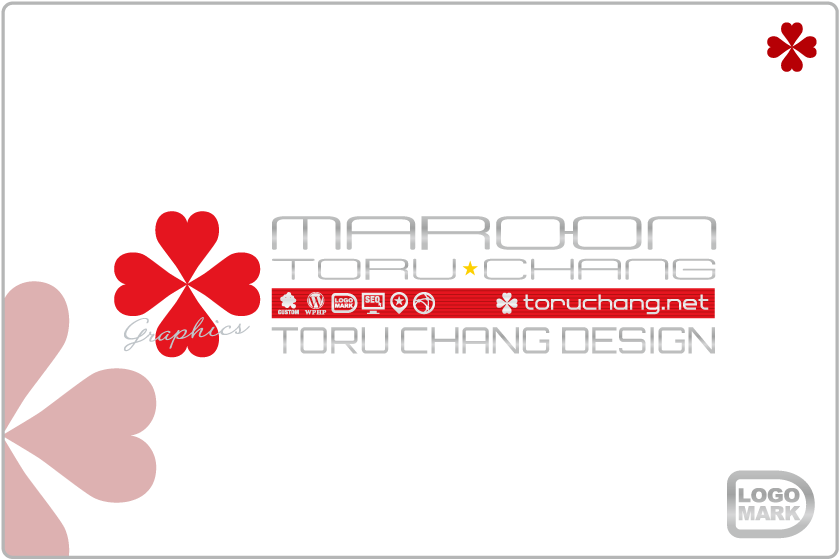ロゴマーク・パーソナルロゴ_制作例,ロゴデザイン,ブランドマーク,キャラクター,オシャレ,かわいい,かっこいい,品がある,デザイン,Logo,Mark,toru chang