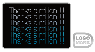 Thanks-a-million_ロゴデザイン,ブランドマーク,キャラクター,オシャレ,かわいい,かっこいい,品がある,デザイン,Logo,Mark,toru chang,個人ブログ